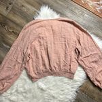 Free People Cherry Blossom Peach Pink Wrap Top Photo 8