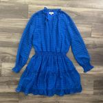 Nsr Long Sleeve Blue Dress Photo 0