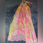 Retrofête NWOT RETROFETE Zion Dress In Tropical Palm Print ( S )‎ Photo 4