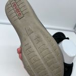 Revere Lyon Snakeskin Embossed Shimmery Sneaker Black Size 8 Photo 6