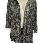 Zozo Knit Cardigan Open Front 3/4 Length Sleeve Light Weight Sweater Size L Gray Size L Photo 0