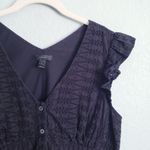 J.Crew Black Eyelet V-neck Sleeveless Cotton Top Photo 1