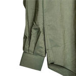 Van Heusen For Her Womens Shirt Size Small 4-6 Green Button Front Wrinkle Free Photo 2