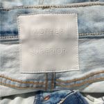 MOTHER Superior The Tomcat Kick Fray Denim Shorts In A Tizzy Size 29 Acid Wash Photo 8