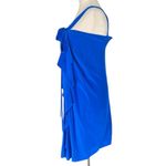 Robert Rodriguez  One Shoulder Silk Ruffled Draped Dress Photo 5