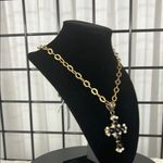 Elegant Gold and Black Cross Pendant Necklace
Great Gift 🎁 Wrapping Available Photo 6