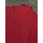 Talbots Vintage  Shirt Jacket Tunic Women's Size L Red Stretch Preppy D-50‎ Photo 9