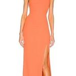 Solace London  x Revolve Petch Maxi Dress in Coral Photo 0