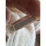 Anthropologie Daily Practice Hoodie Sweater Women Sz XS White Ivory Cozy Fuzzy Photo 11