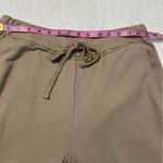 Eileen Fisher Tan Track Pants High-Waisted Straight Leg 100% Organic Cotton Photo 7