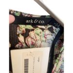 Boutique Floral Romper Open Back Large Black Photo 1