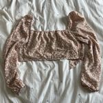 Nasty Gal Tie Front Floral Top Photo 1