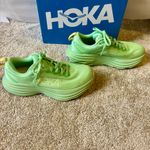 Hoka Women’s  Bondi 8. Lime Green. Size 5.5 Photo 3