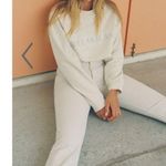 Rolla's  X SOFIA RICHIE - EDITORIAL SLOUCH SWEATER IN SALT Photo 1