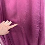 BHLDN Anthropologie  Angie Maxi Dress Women's XL Purple Bridesmaid Formal Pleated Photo 3