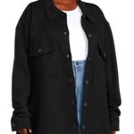 Good American
Fleece Shirt Jacket size 1/2 (b33.5) Photo 1