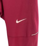 Nike Dri-Fit Cropped Running Capri Legging Maroon Size Small 0645CON Photo 1