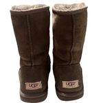 UGG  Australia Classic Short Boots 5825 Gray Suede Sheepskin Lined Women's Size 9 Photo 2