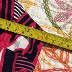 Crown & Ivy  size 4 pink and navy sleeveless shift dress geometric print zip back Photo 4