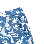 Loft Blue Floral Bird Print Chino Shorts Sz 6 Photo 2