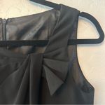 Jones Wear Dress black sleeveless dress with twist bow detail on front size 4 Photo 2