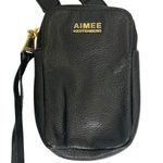 Aimee Kestenberg  Capri Black Leather Crossbody Phone Bag Photo 1