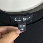 Charlie Paige  Black Hi Low Dress Sz L Photo 4