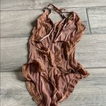 Salvage Brown Shimmer Bodysuit Photo 4