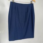 Brooks Brothers  Explorer Wool Blend Navy Blue Pencil Skirt Sz‎ 6 Photo 1