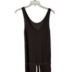 MONROW sleeveless soft knit casual jumpsuit XS Brown Photo 3
