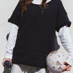 Free People Movement FP MOVEMENT by FREE PEOPLE Cruise Sweatshirt Tee Top XS BLACK Photo 0