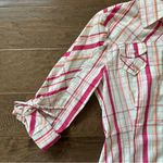 Diesel  Plaid Collared Button-Front Mini Shirt Dress Photo 2