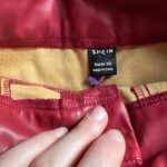 SheIn Red leather pants Photo 2
