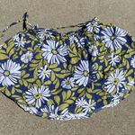 Aerie  blue and green side tie Floral Mini Skirt - Size S Photo 1