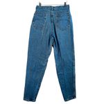 Chic Vintage High Rise Mom Jeans Made in USA Sz 26 Tapered Leg 90s Denim‎ Blue Photo 1