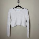 LA Hearts Nubby Chunky Tan Cream Crew Neck Sweater Cropped Size Small Photo 1