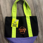 Trader Joes Halloween Mini Tote Bag New Black Photo 0