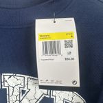 Nike New Womens Small Oversized Fit T Shirt Navy Blue Est 1972 Graphic Print Photo 5