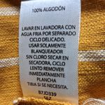 Derek Heart  Mustard Striped Off-Shoulder Mini Dress Photo 12