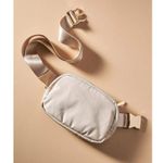 Anthropologie NWT Tan Nylon Crossbody Adjustable Sling Belt Bag Photo 1