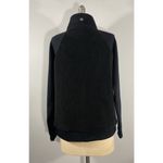 Zelos  Womens Full Zip Teddy Sherpa Mixed Medía Sweater Jacket Size M Black Photo 4