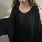 Ralph Lauren Lauren ‎ women’s size 3XL black shoulder slit top Photo 0