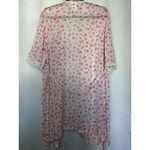 Expressions By California Dynasty Lingerie Medium Semi Sheer Robe Floral VTG Photo 5
