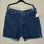 Lucky Brand  women’s traveler cut off dark denim short 16/33 5 button front nwt Photo 1