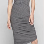 Athleta gray Downtown
midi dress Size XS Cinched Sides Short Sleeve Photo 0