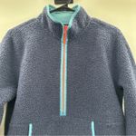 Under Armour Navy Blue Half Zip Long Sleeve Pullover Fleece Jacket Size M Photo 1