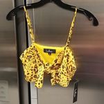 Lulus 💕💕 Too PurrFect Leopard Tie-Front Crop Top Photo 5