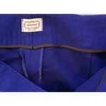 $650 VTG Agnona 42 6 Dress Trousers Pants Flat Front Purple/Blue High Rise Purple Photo 5