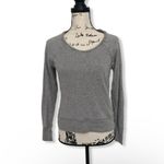 Athleta Gray Pullover Sweatshirt Size XS Long Sleeve Crewneck Activewear Photo 1