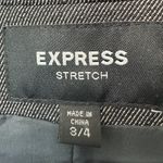 EXPRESS Women Tailored 3/4 Button Blazer Jacket Gray Stretch Lined Office Chic Photo 3